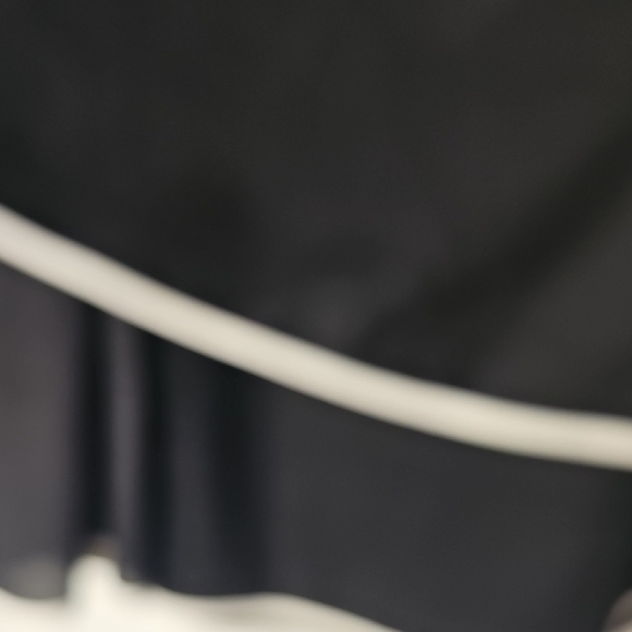 Worthington Black Sleeveless Blouse with White Trim - Picture 7 of 8